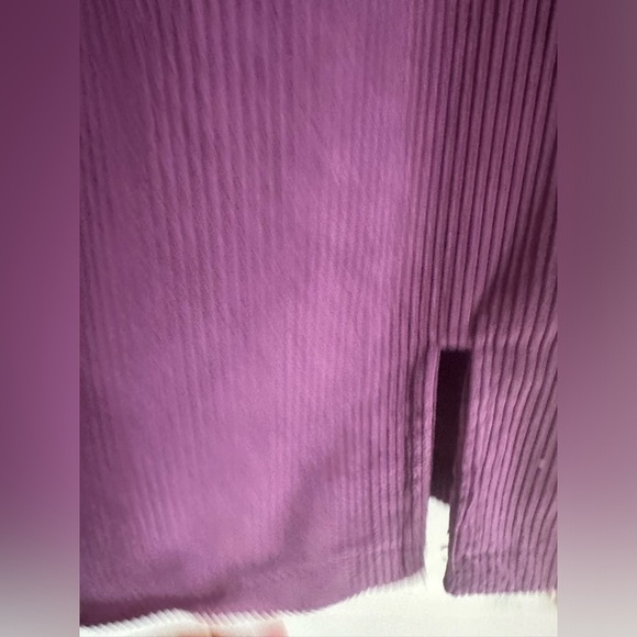 Japna purple corduroy dress jumper medium NWT regal purple academia fall - Picture 7 of 7
